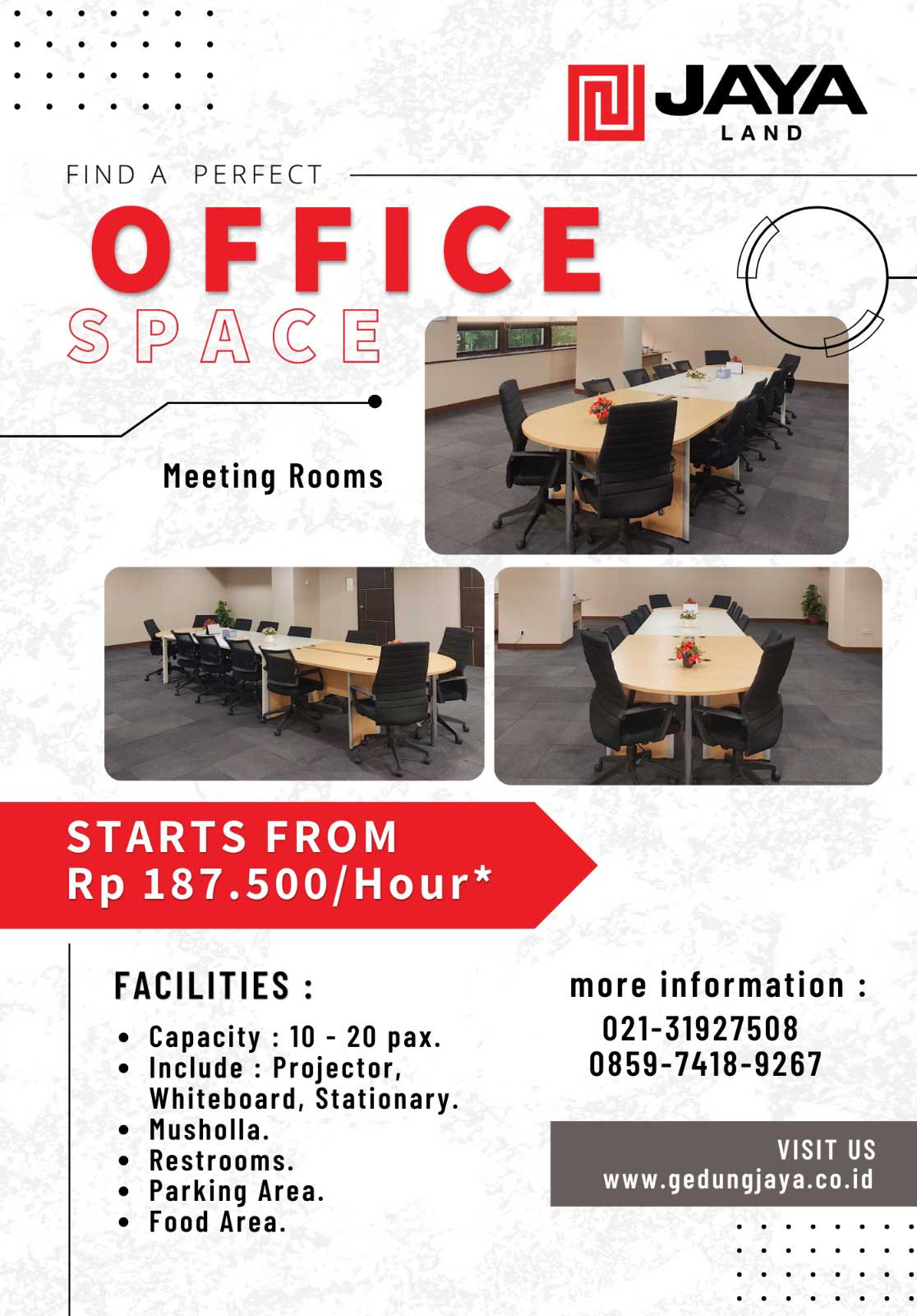 Office Space Meeting Room Gedung Jaya